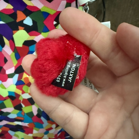 Kipling Keiko Crossbody Nylon Purse Shoulder Bag Color Burst NWT with Monkey - Picture 5 of 7